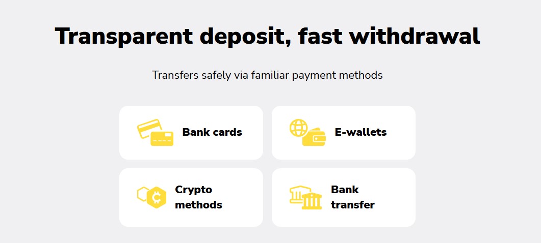 Binomo Payment Methods Binomo India deposit and withdrawal options